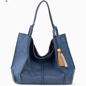 The Sak leather embroidered tote